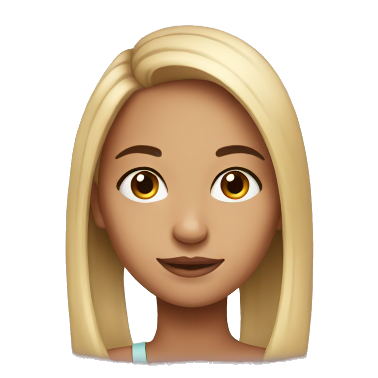 Beautiful girl emoji