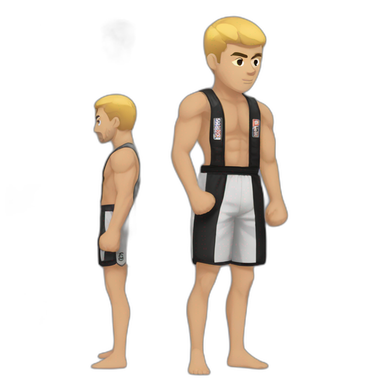 MMA fighter emoji