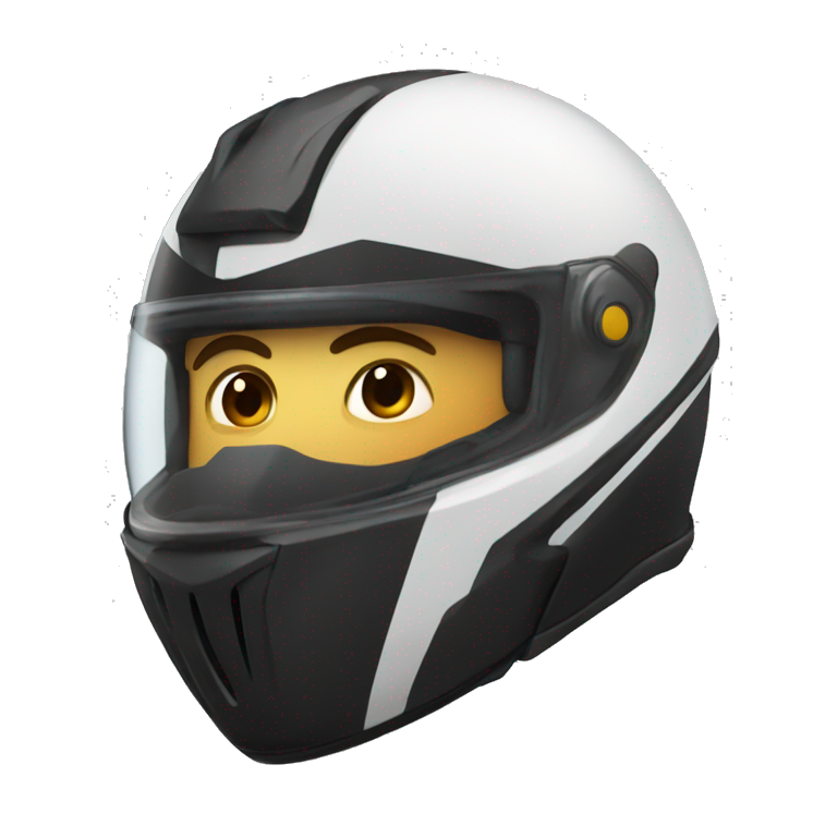 capacete de moto emoji