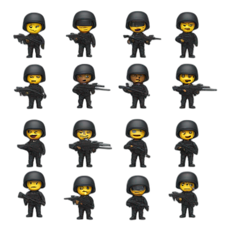 swat force emoji
