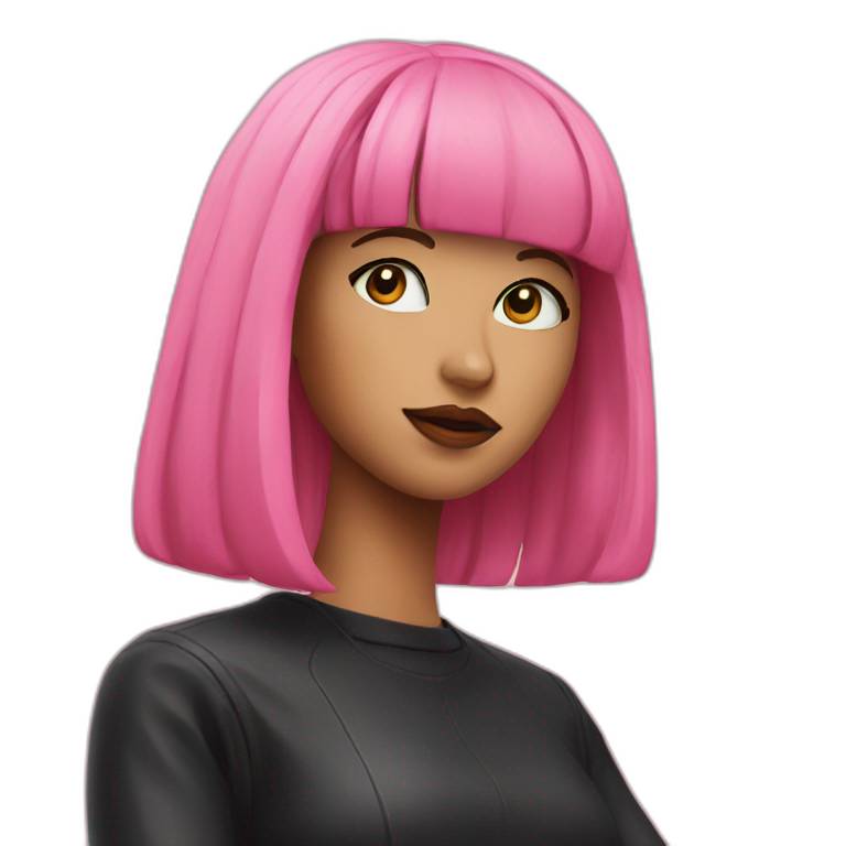 Lisa black pink emoji