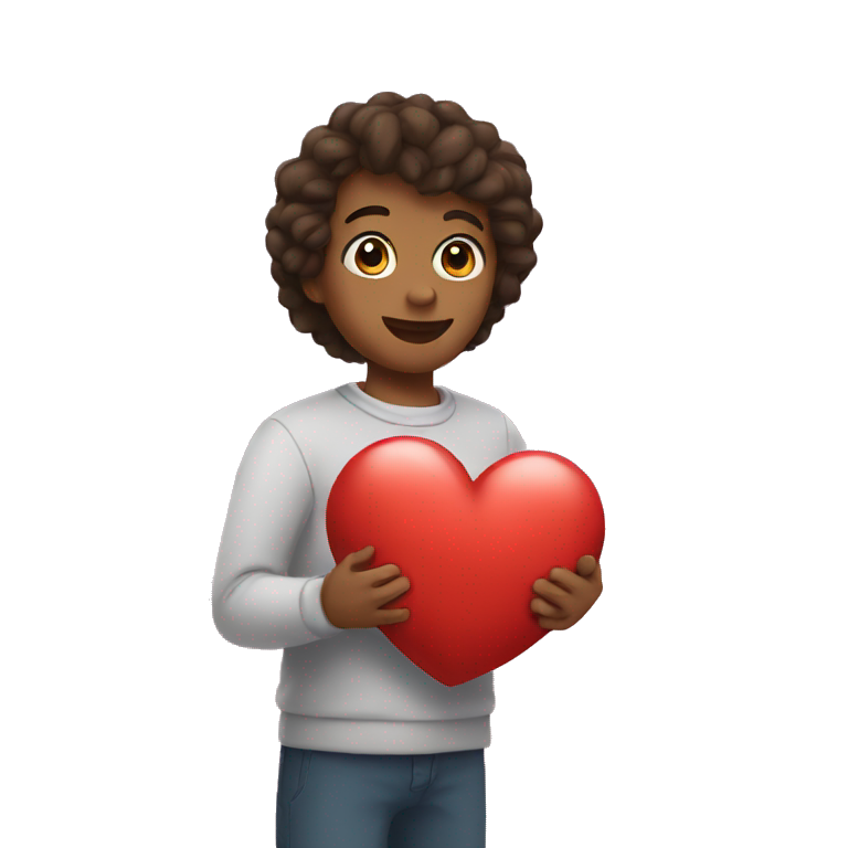 holding heart emoji
