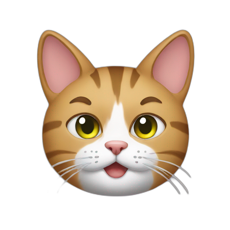 Sick cat emoji