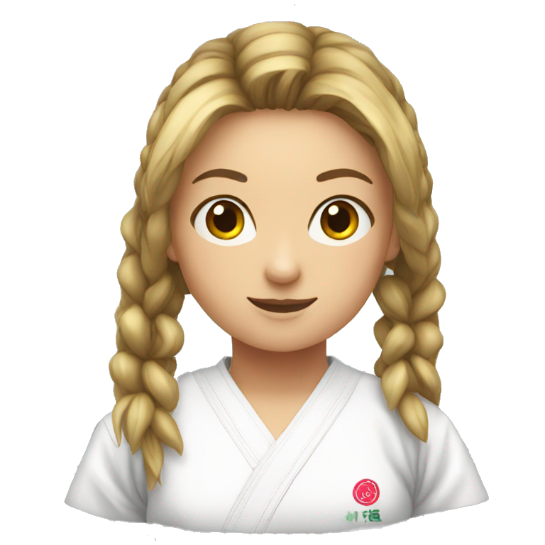 Girl taekwondo  emoji