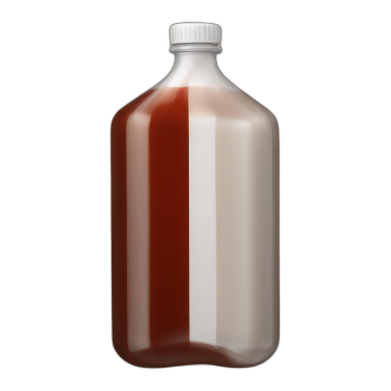 oil bottle brown red colour  emoji