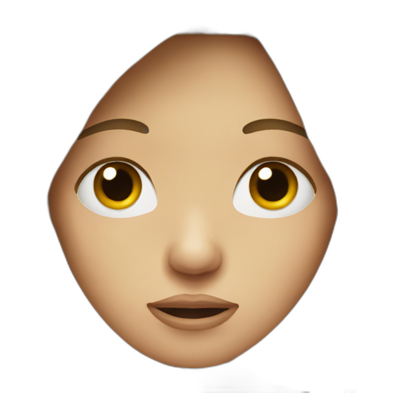 Crying female with long brunette hair emoji