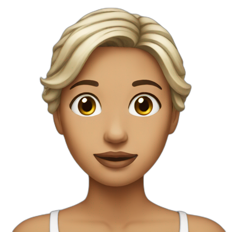 Woman-cute-with-her-chin emoji