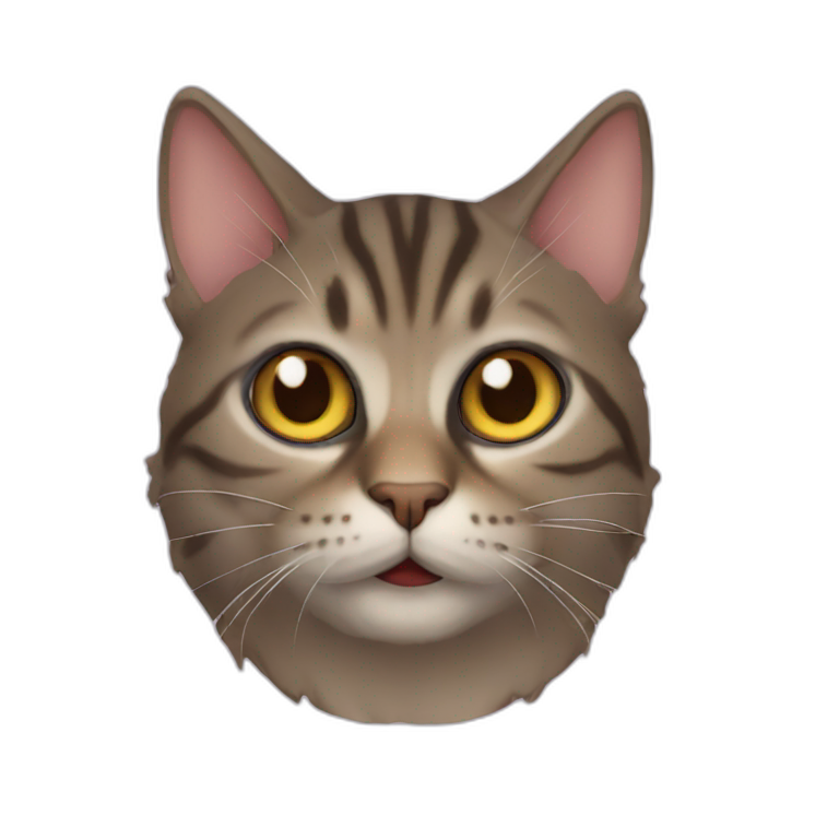 weird-cat emoji