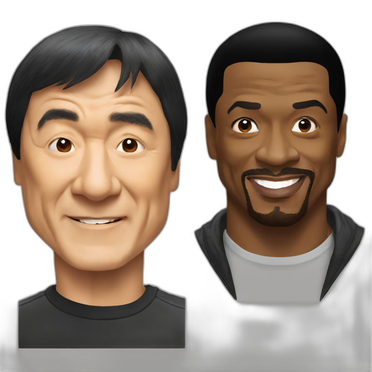 Jackie Chan with Chris Tucker emoji