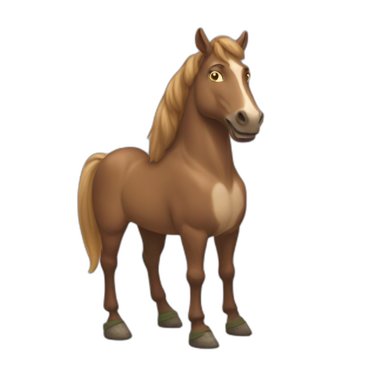 shrek centaur full horse body emoji
