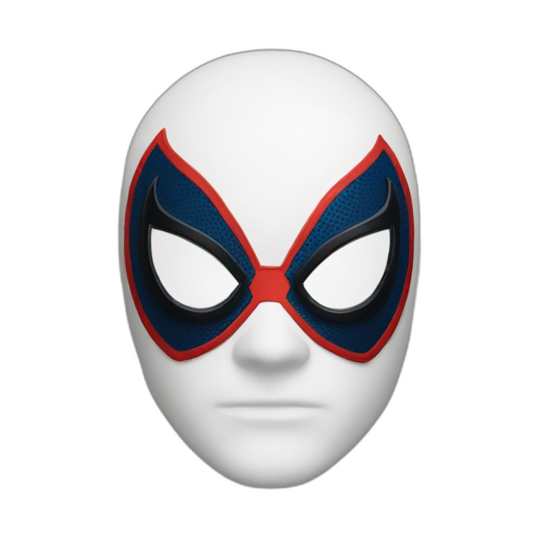 Spider man mask emoji