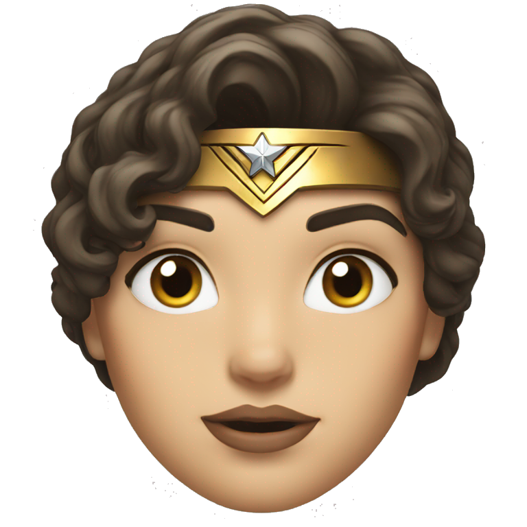 Wonder woman face emoji