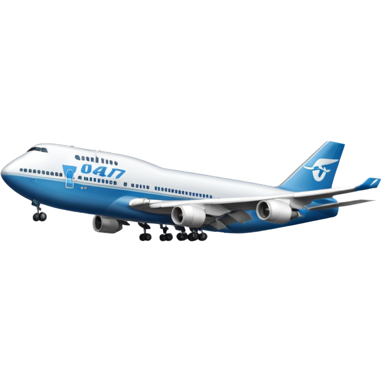 Boeing 747 Sticker