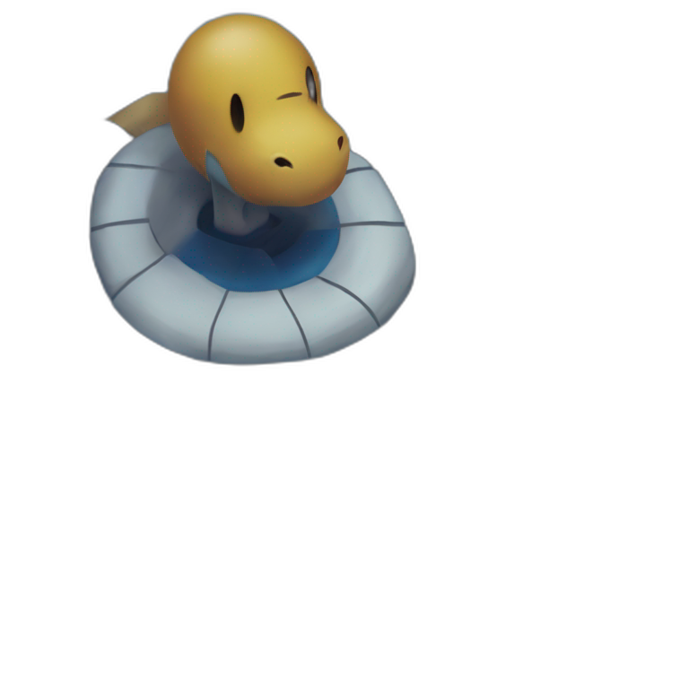 solitary water pokemon in blur emoji