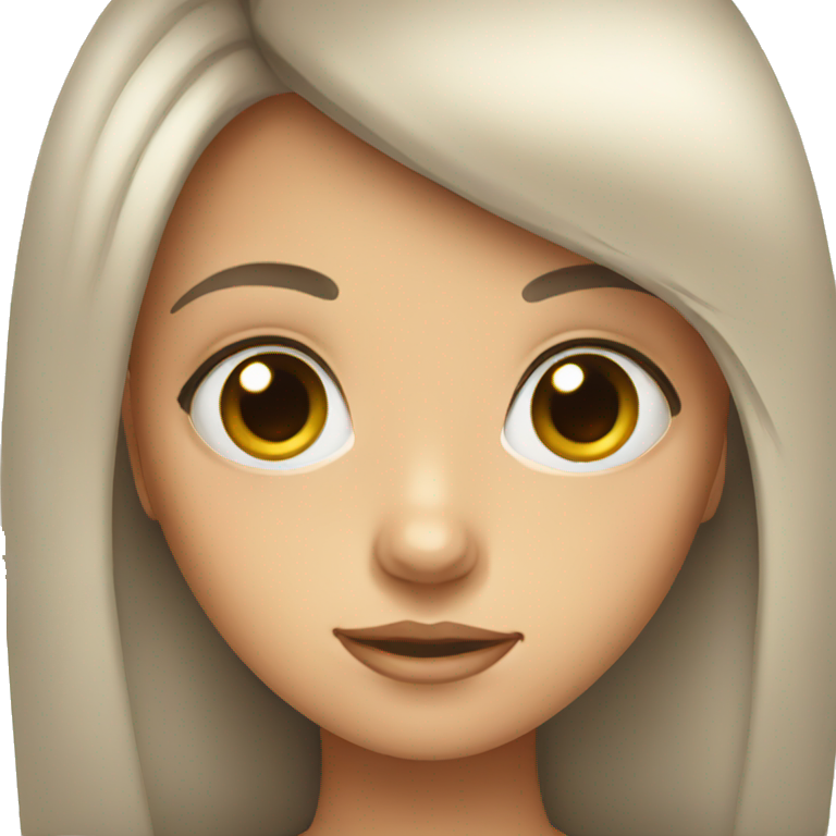 girl with big eyes emoji