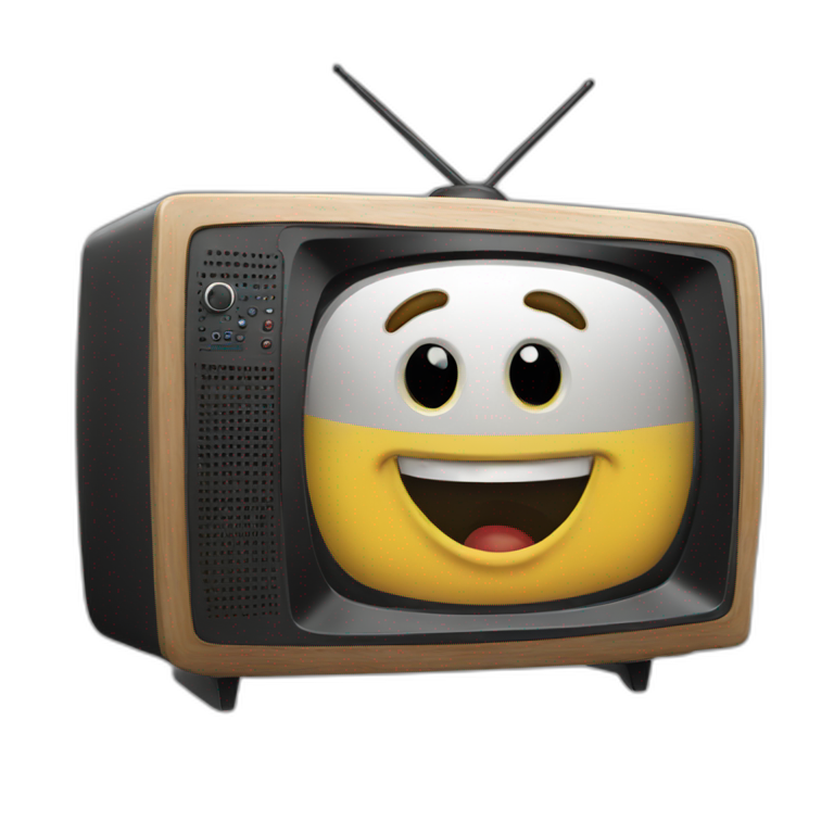 high interactive tv box emoji