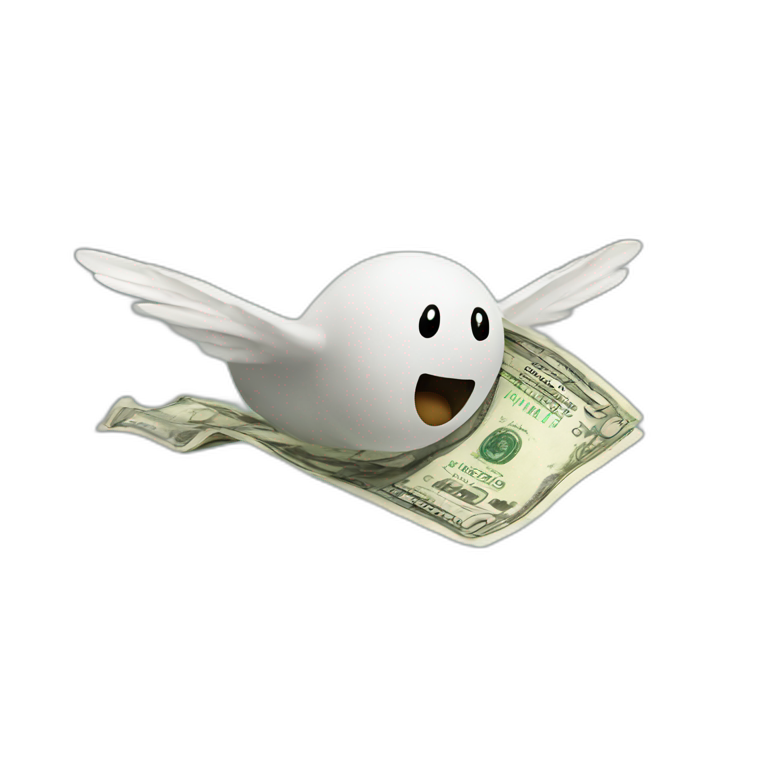 Flying Money emoji