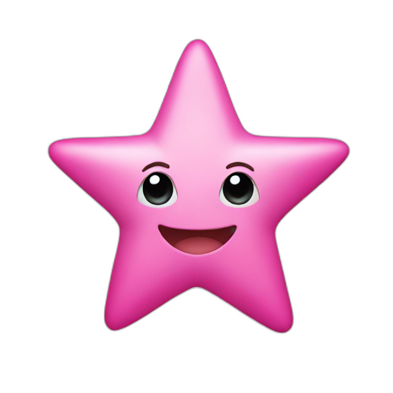 pink-star emoji