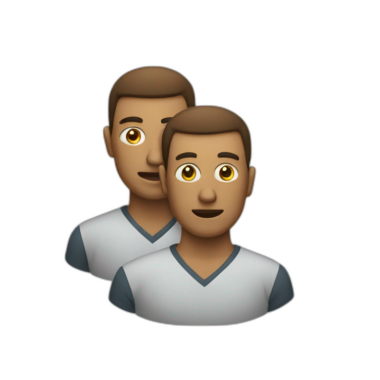 Two headed man emoji