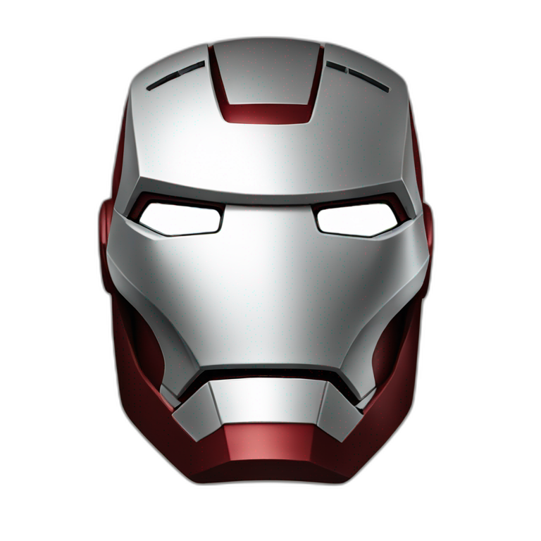 Iron Man mask emoji