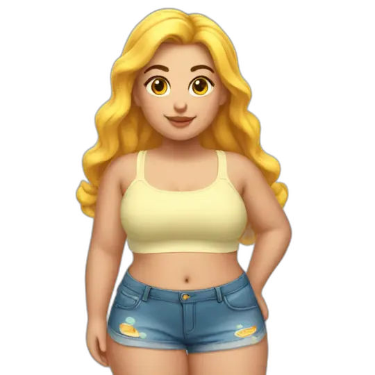Crop top with emoji sale