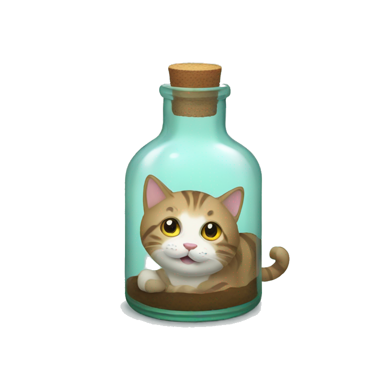 cat in the bottle emoji