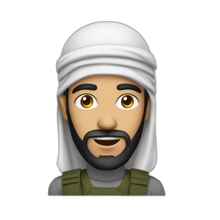 Arabic terrorist emoji