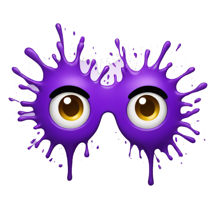purple splatter emoji