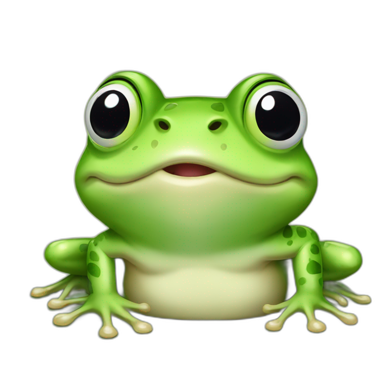 frog peepo happy emoji