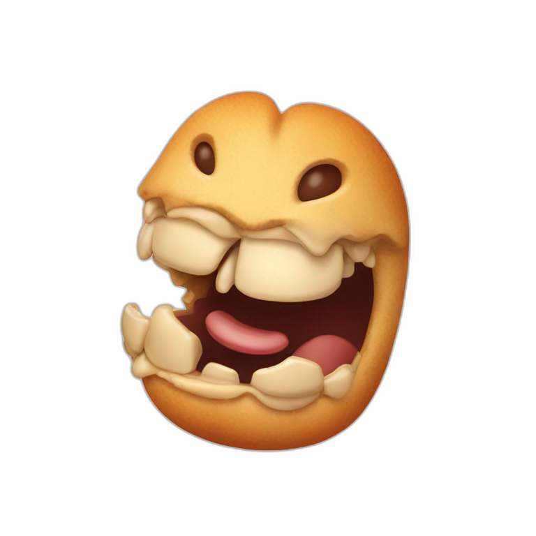 Grosse bite emoji