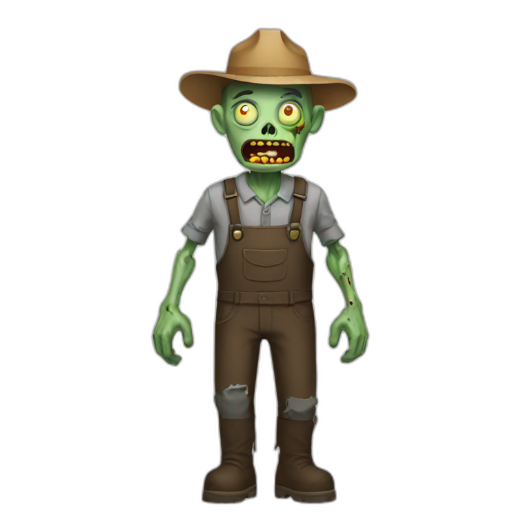 Farming Zombie emoji