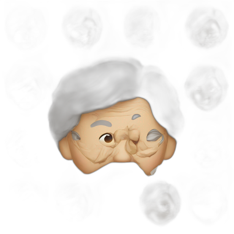 old conservative woman emoji