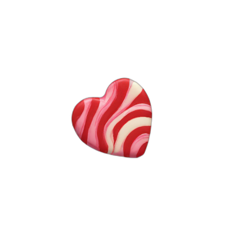 lollipop heart shape emoji