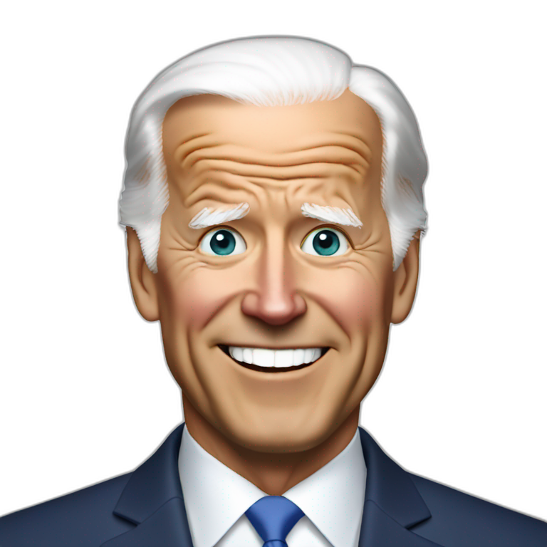 Joe Biden amazed emoji
