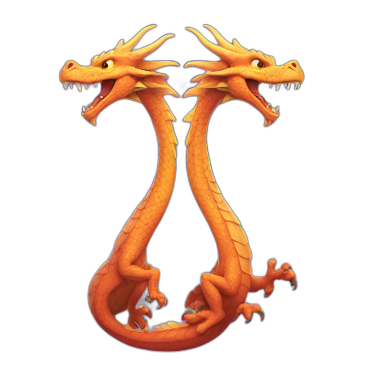 Two headed dragon emoji