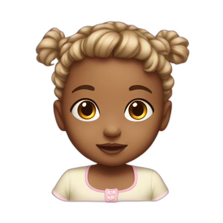 baby girl emoji