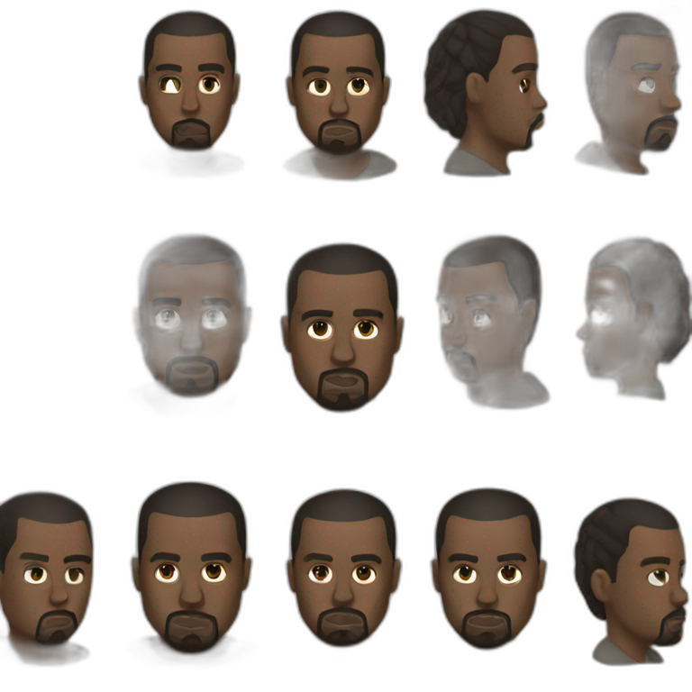 Kanye east emoji