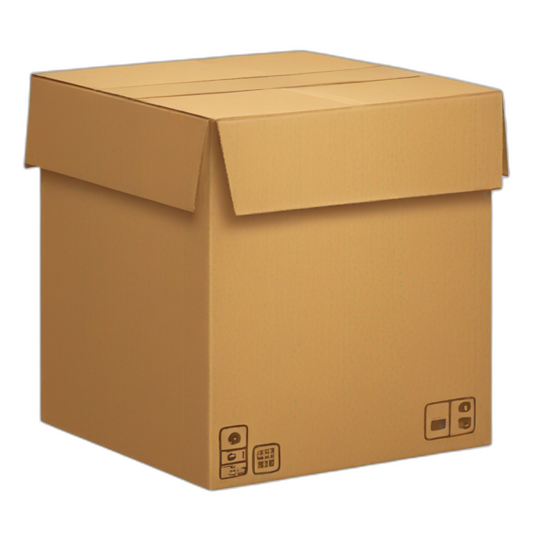 cardboard box emoji