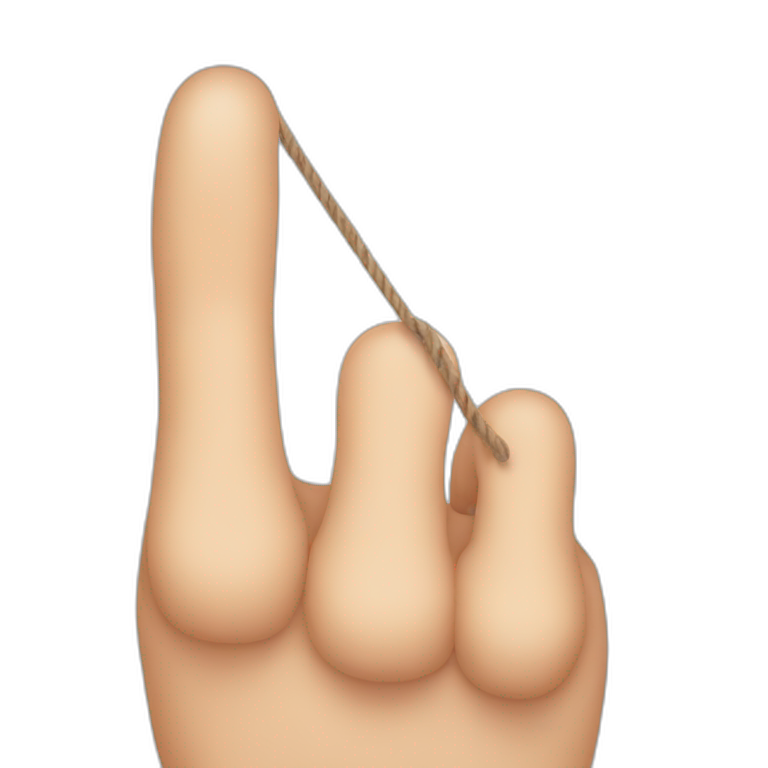Finger With string emoji