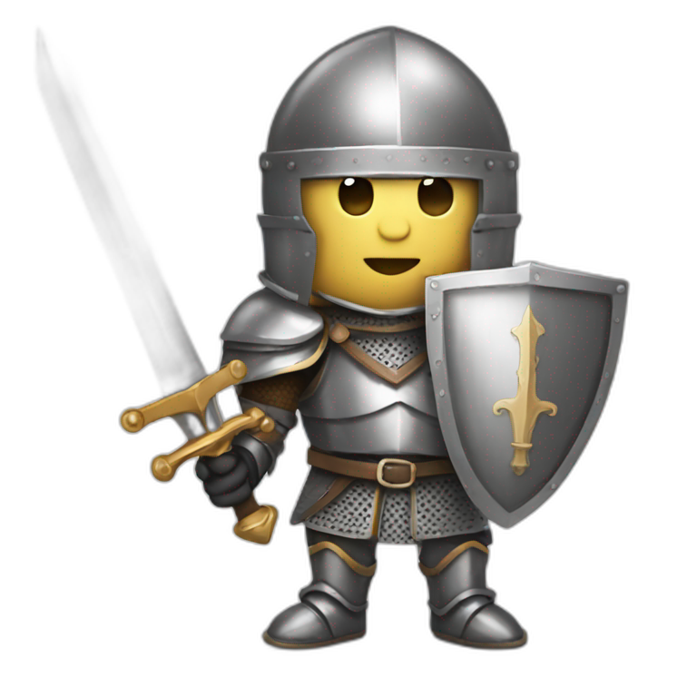 Knight with great sword emoji
