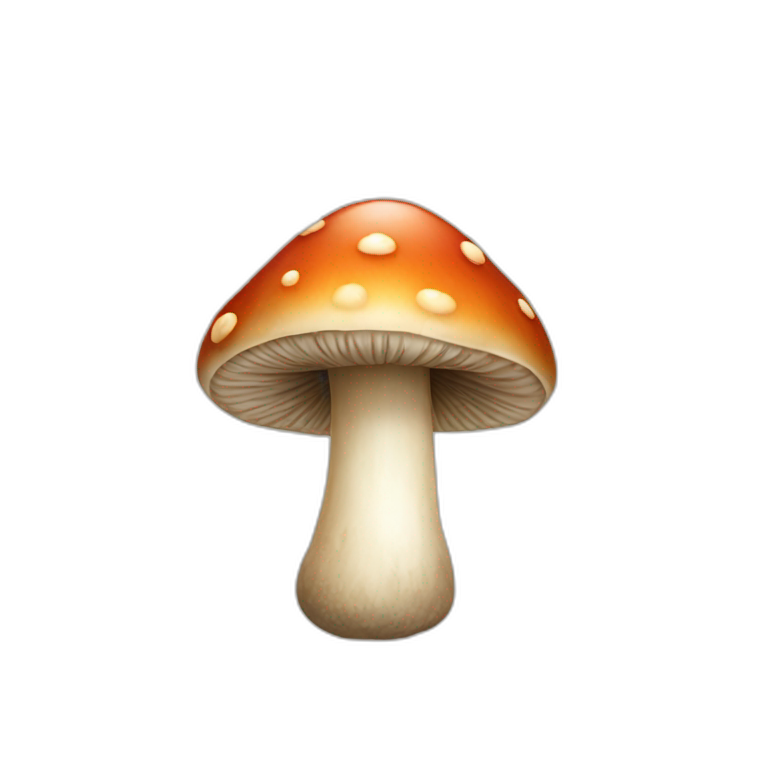 mushroom cooked emoji