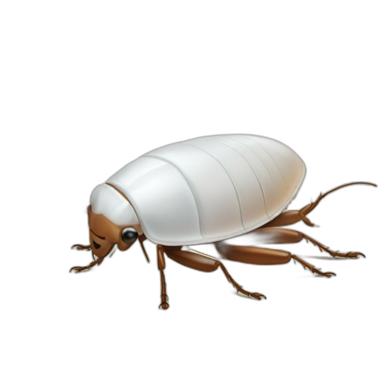white cockroach emoji
