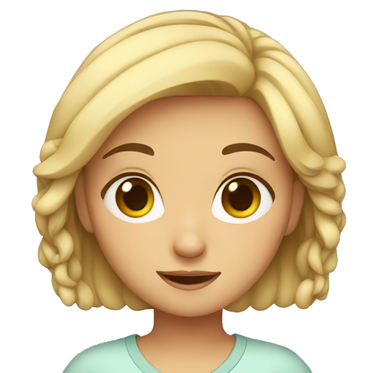 Animated girl emoji