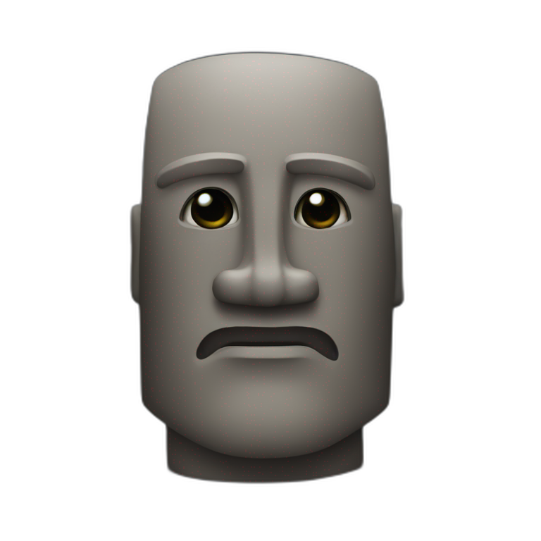 Moai emoji