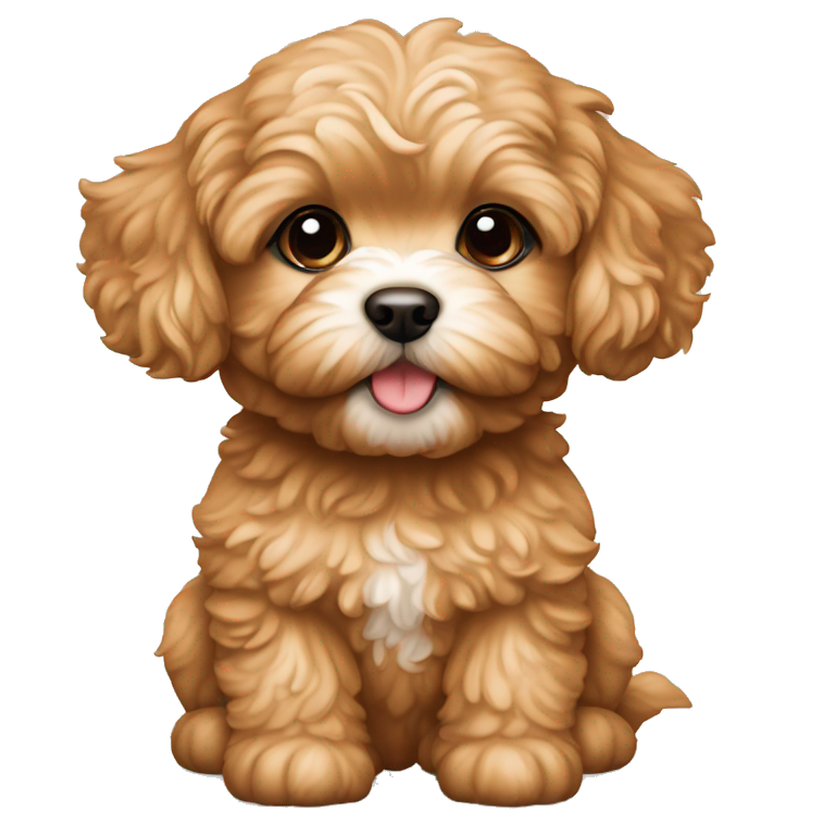 caramel maltipoo puppy emoji