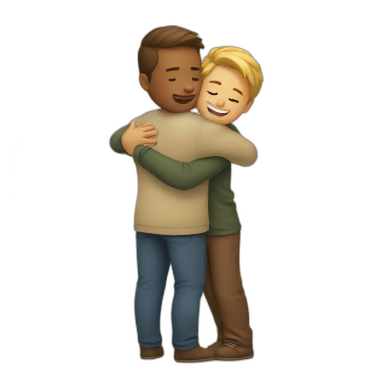 A hug emoji