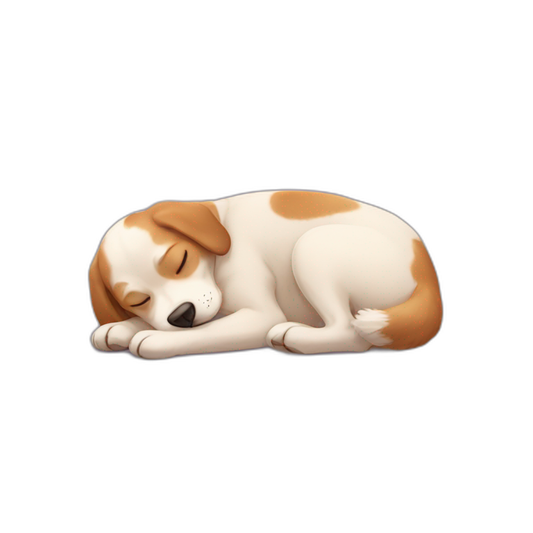 Dog sleep emoji