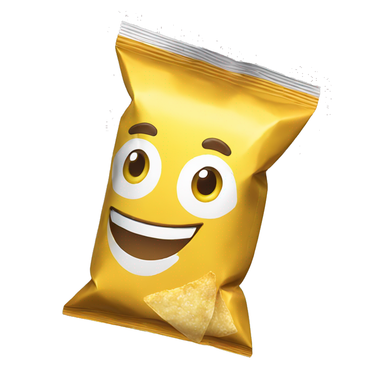 crisps package emoji