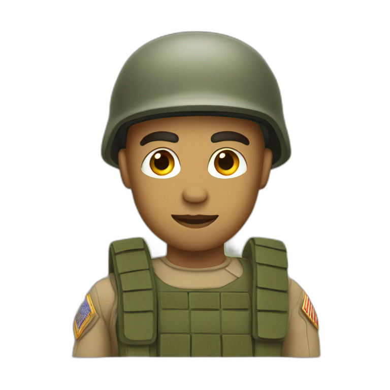 comando solider saluting emoji