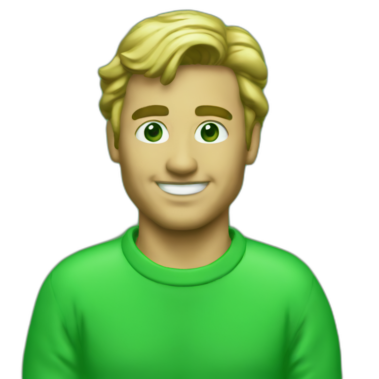 atari st with green screen emoji
